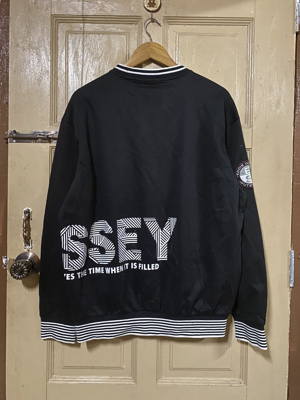 Vintage Vintage Eddie Odyssey Black Striped Crewneck Sweatshirt Size US XL / EU 56 / 4 - 6 Thumbnail