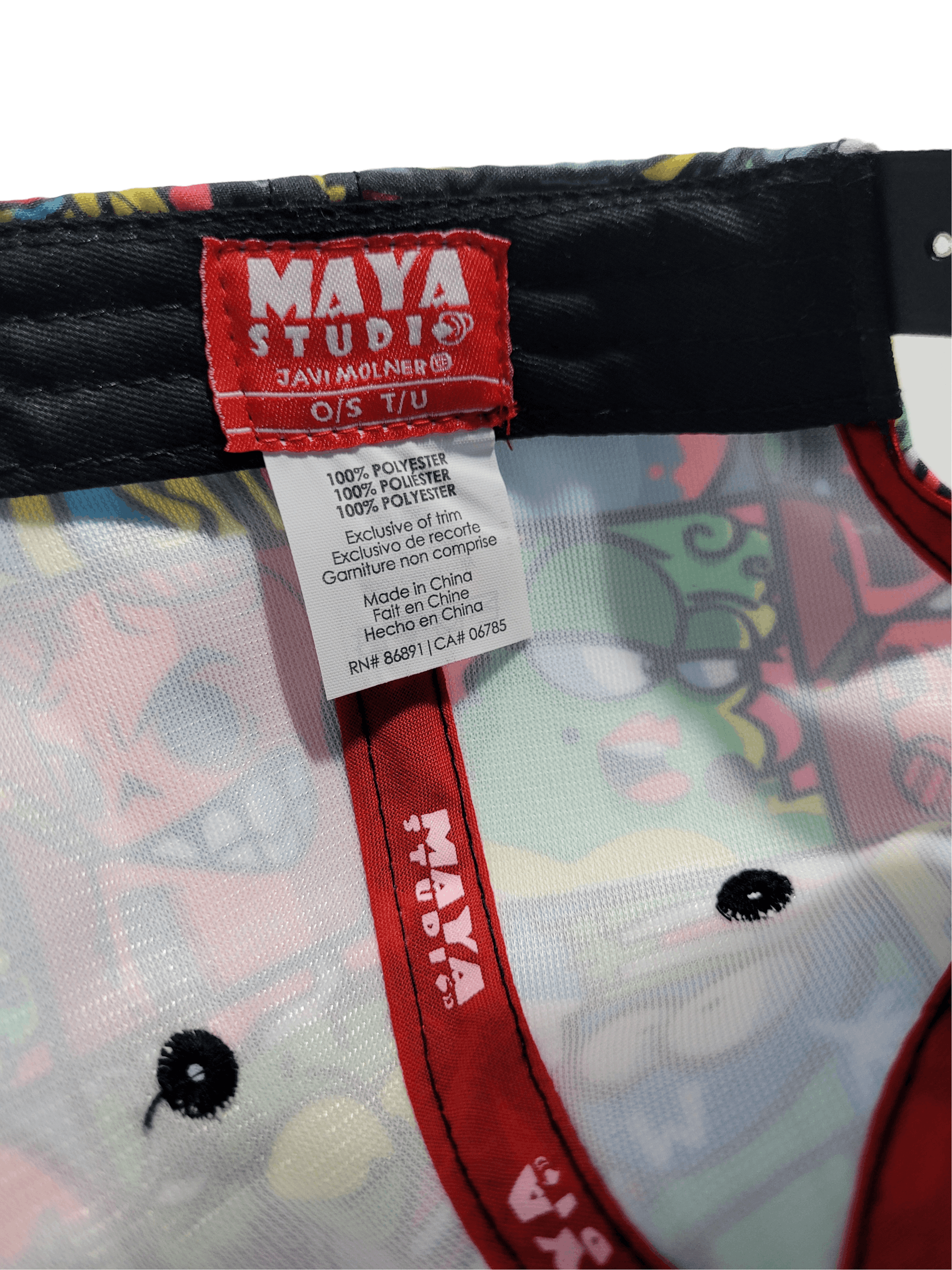 Other Maya Studio Colorful Cartoon Collage Snapback Size ONE SIZE - 8 Thumbnail