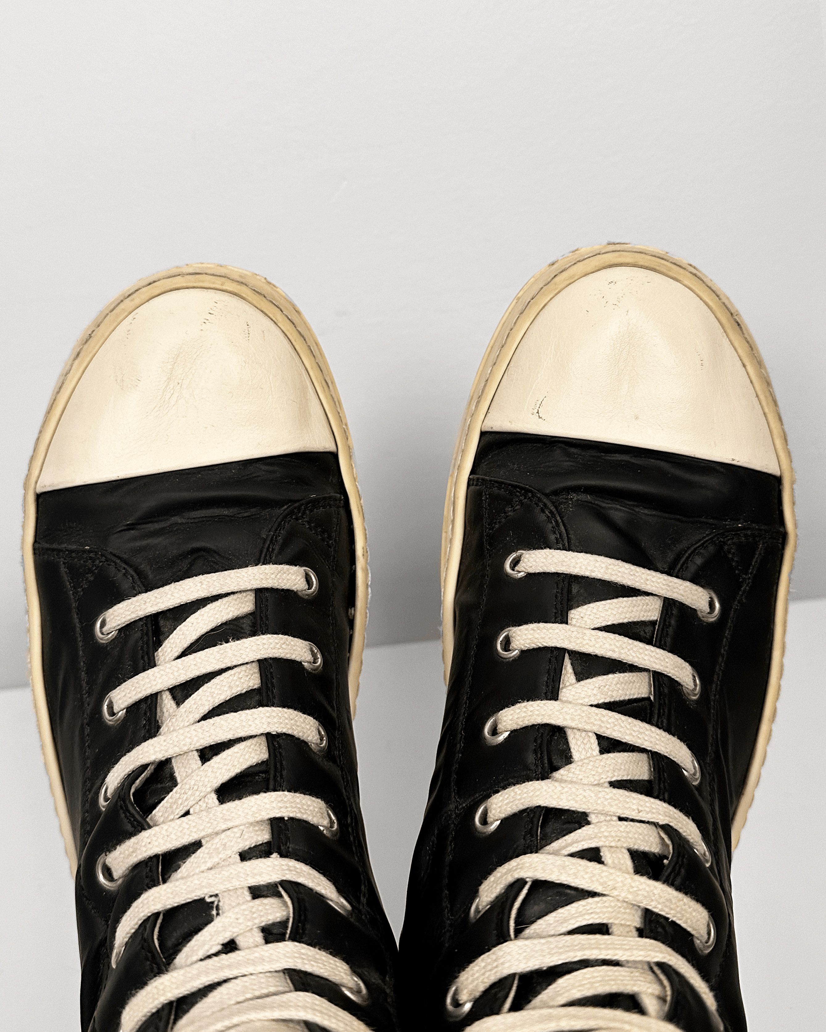 Rick Owens Rick Owens Drkshdw Vegan Leather Ramones Size US 10 / EU 43 - 6 Thumbnail