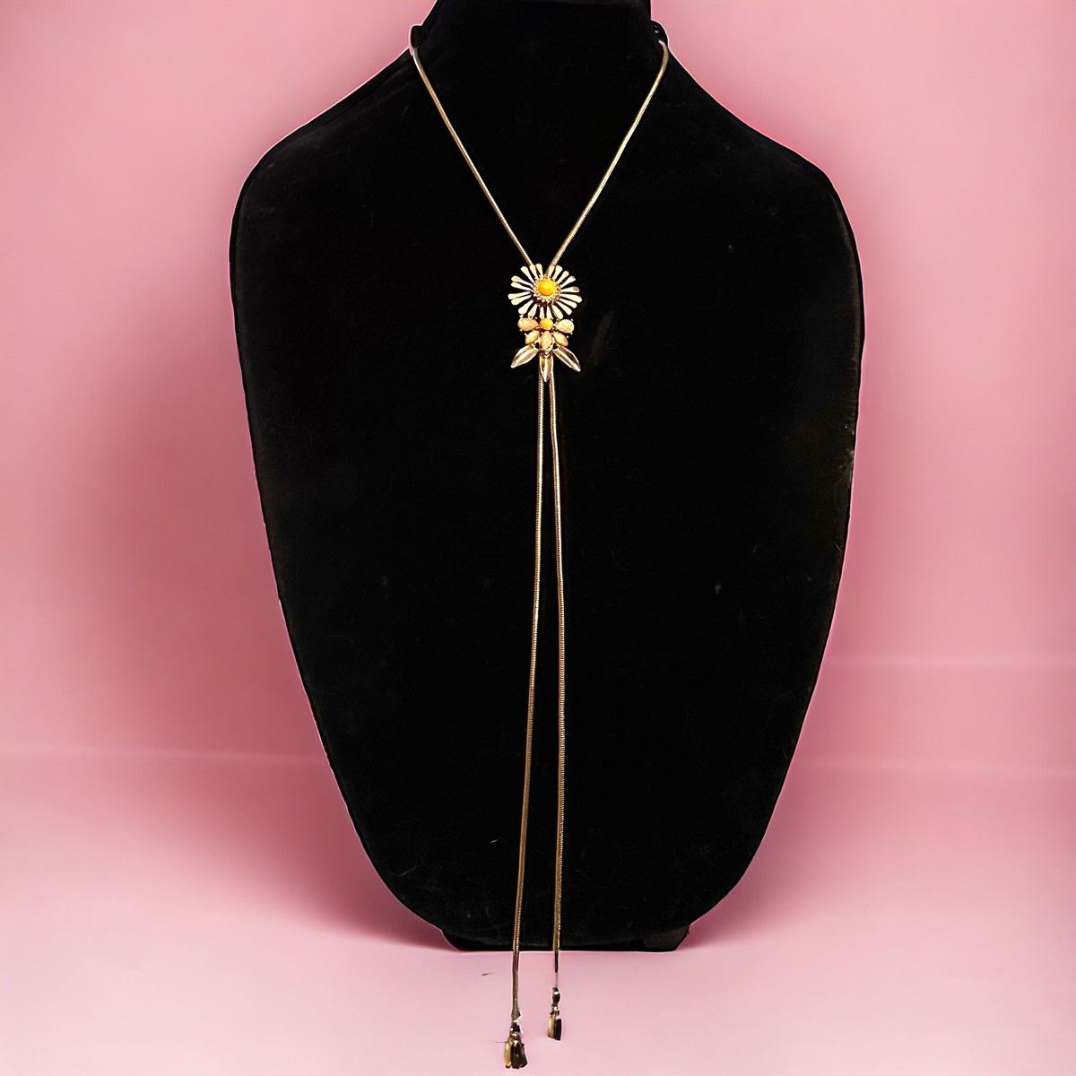 Other NY Collection gold tone flower lariat necklace Size ONE SIZE - 1 Thumbnail