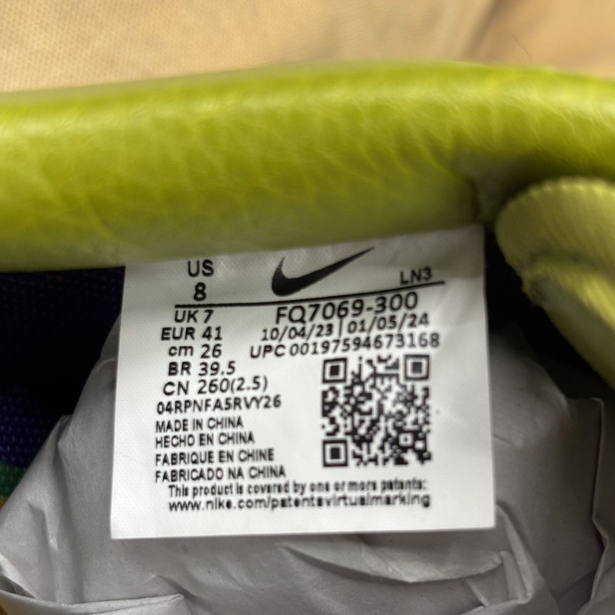 Cactus Plant Flea Market × Nike Nike X Cactus Plant Flea Market Air Force 1 “Moss” Size US 8 / EU 41 - 7 Thumbnail