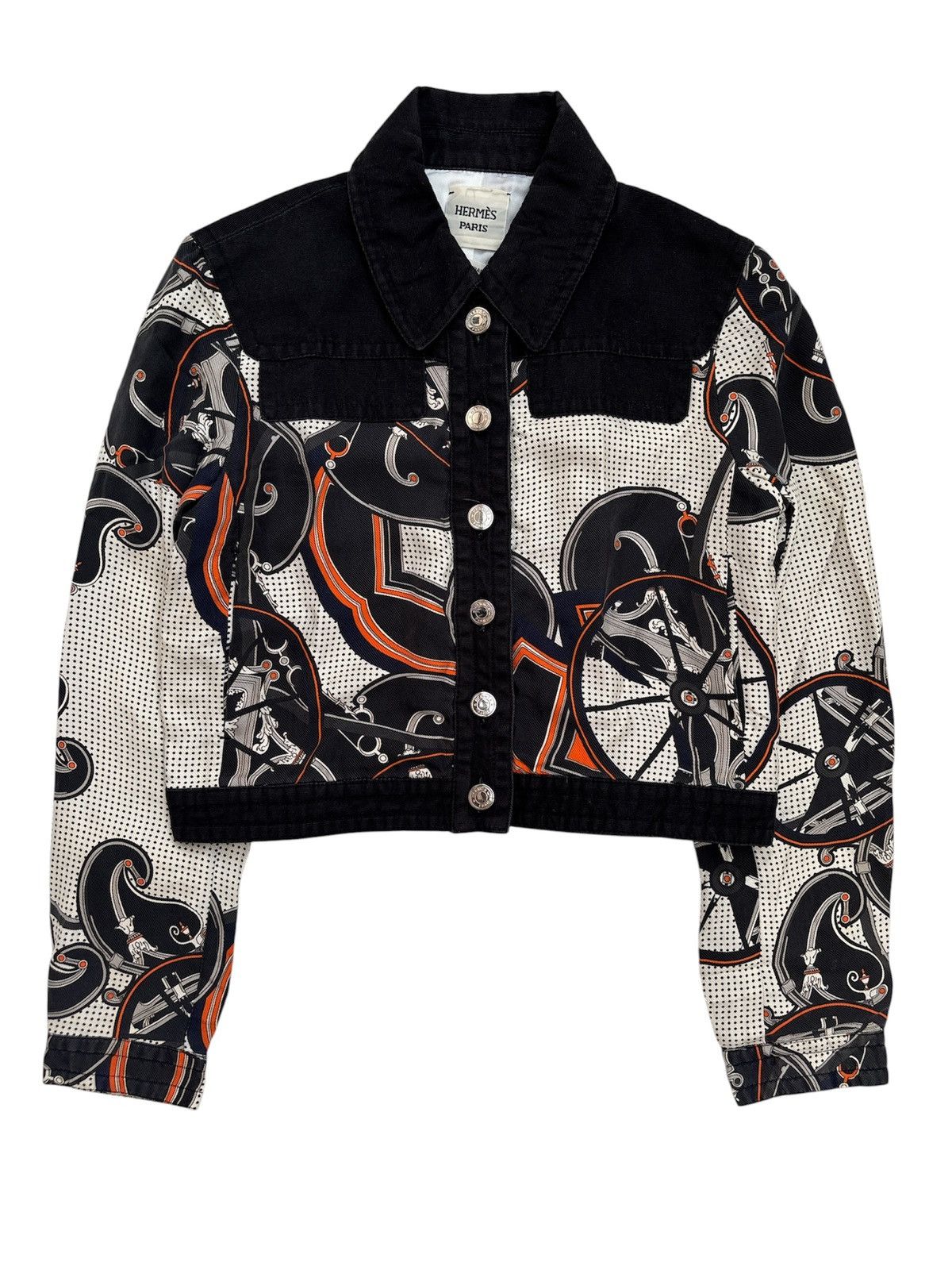Hermes Resort 2019 Runway Silk Jacket Size XS / US 0-2 / IT 36-38 - 1 Thumbnail