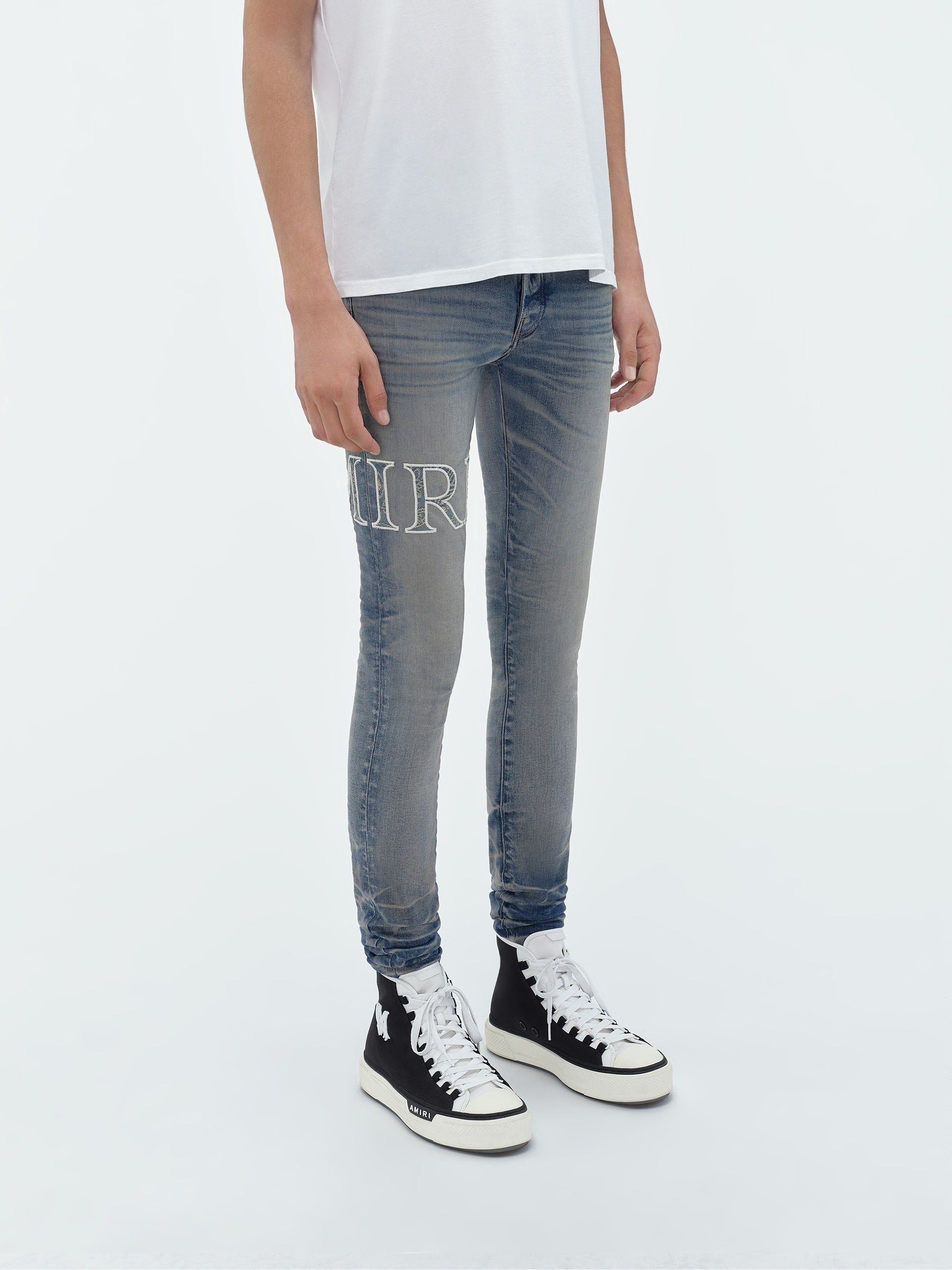 Amiri oc11z0225 Core Logo Jeans in Blue Size US 36 / EU 52 - 4 Thumbnail