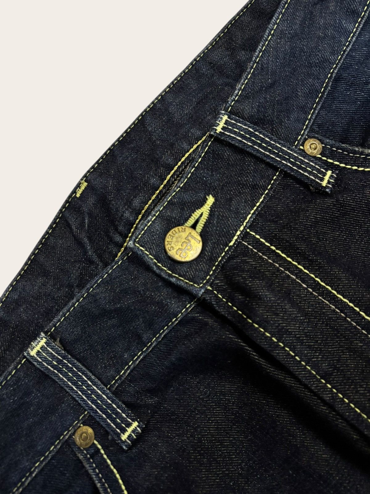 Tornado Mart Rare Lee Sanforized Gold Tag Faded Flared Jeans Size US 33 - 6 Thumbnail