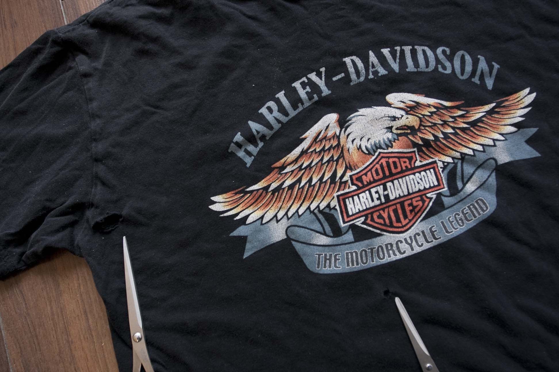 Harley Davidson × Vintage Harley Davidson T Shirt Eagle Logo Distressed Size M Size US M / EU 48-50 / 2 - 2 Thumbnail