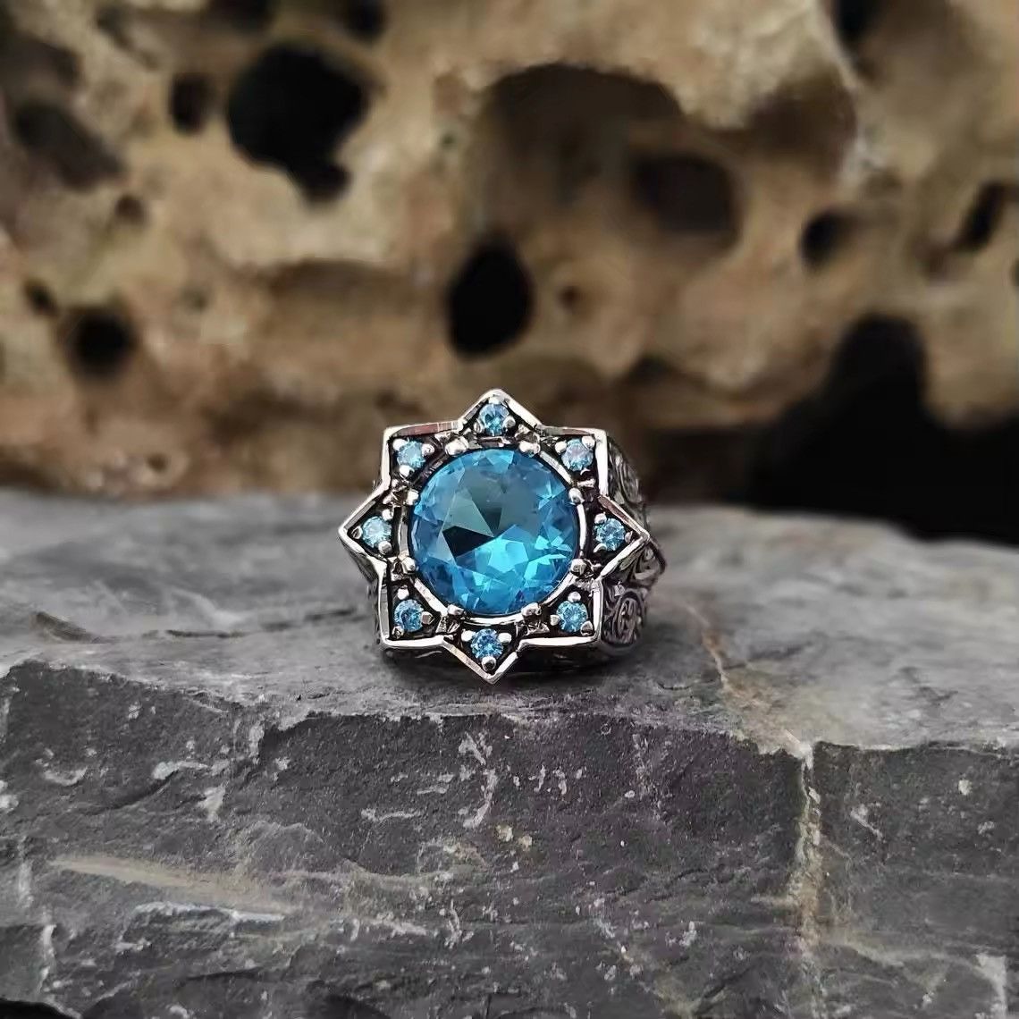 Japanese Brand × Jewelry × Vintage Eight Star Fashion Jewelry Alloy Rings Size ONE SIZE - 4 Thumbnail