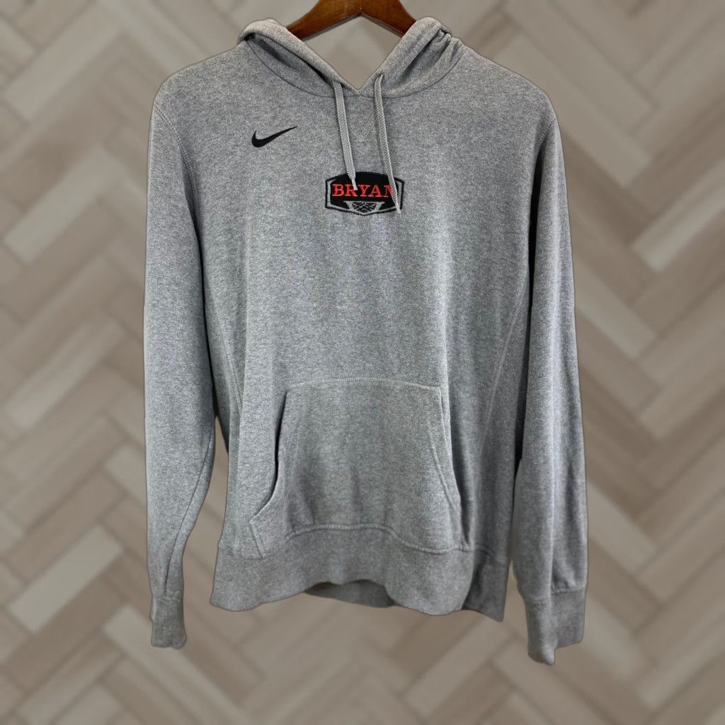 Nike Nike Nike Sportswear Hoodie Pullover Men Regular Size M Gray Embroidered Logo Basketball Core: Hoodie, Sweatshirt Size US M / EU 48-50 / 2 - 1 Thumbnail
