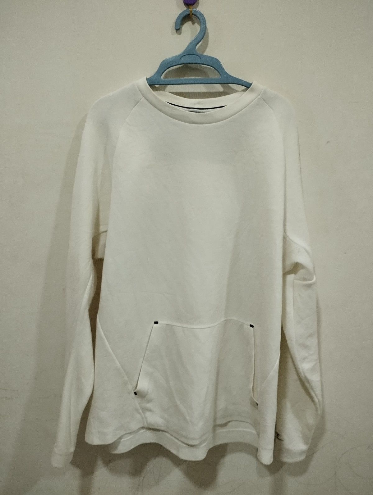 Nike × Vintage White Nike Sweatshirt L Size US L / EU 52-54 / 3 - 5 Thumbnail