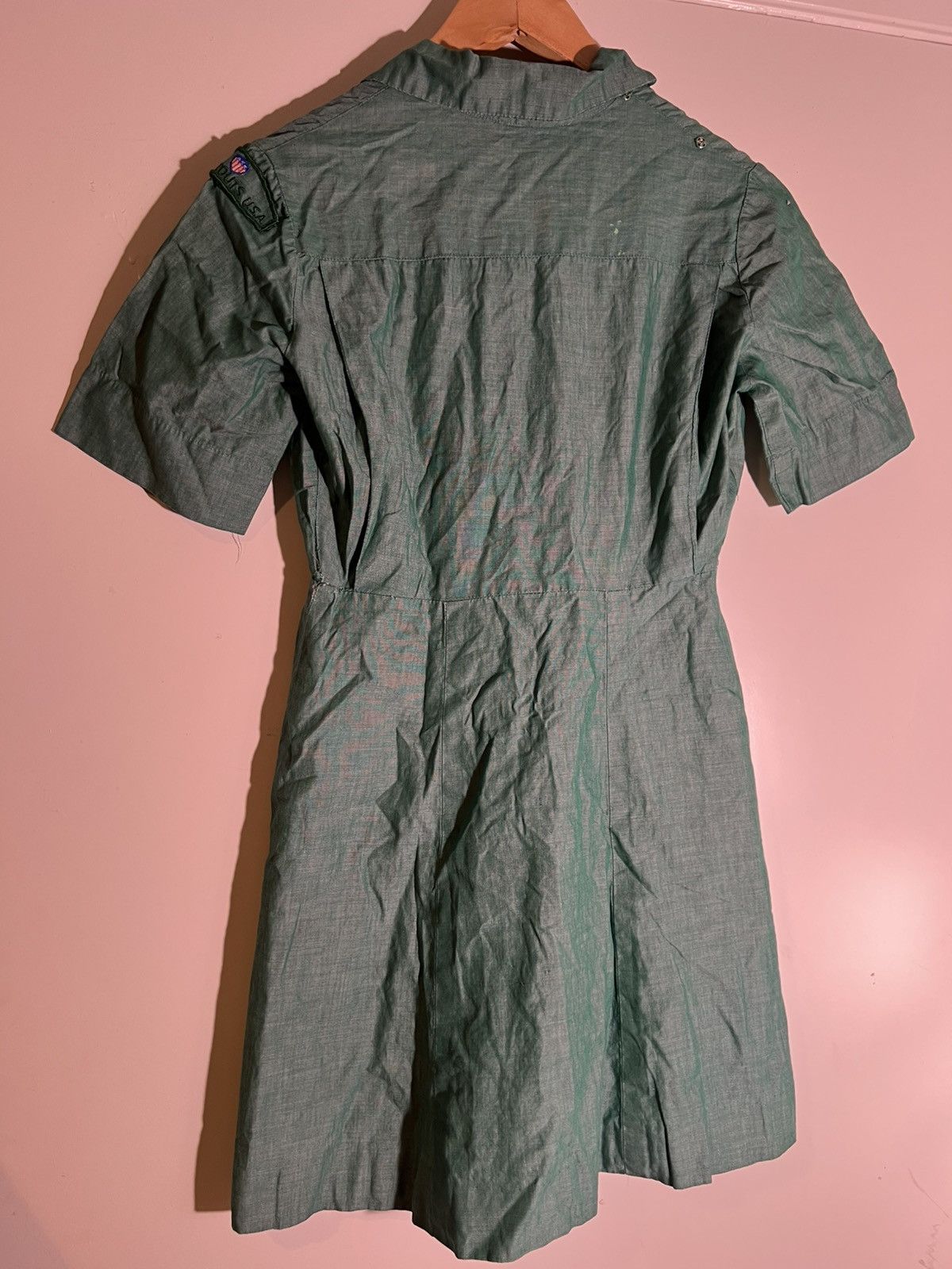 Vintage 70’s 80’s VTG Vintage Girl Scouts of America USA Retro Dress Size S / US 4 / IT 40 - 2 Thumbnail