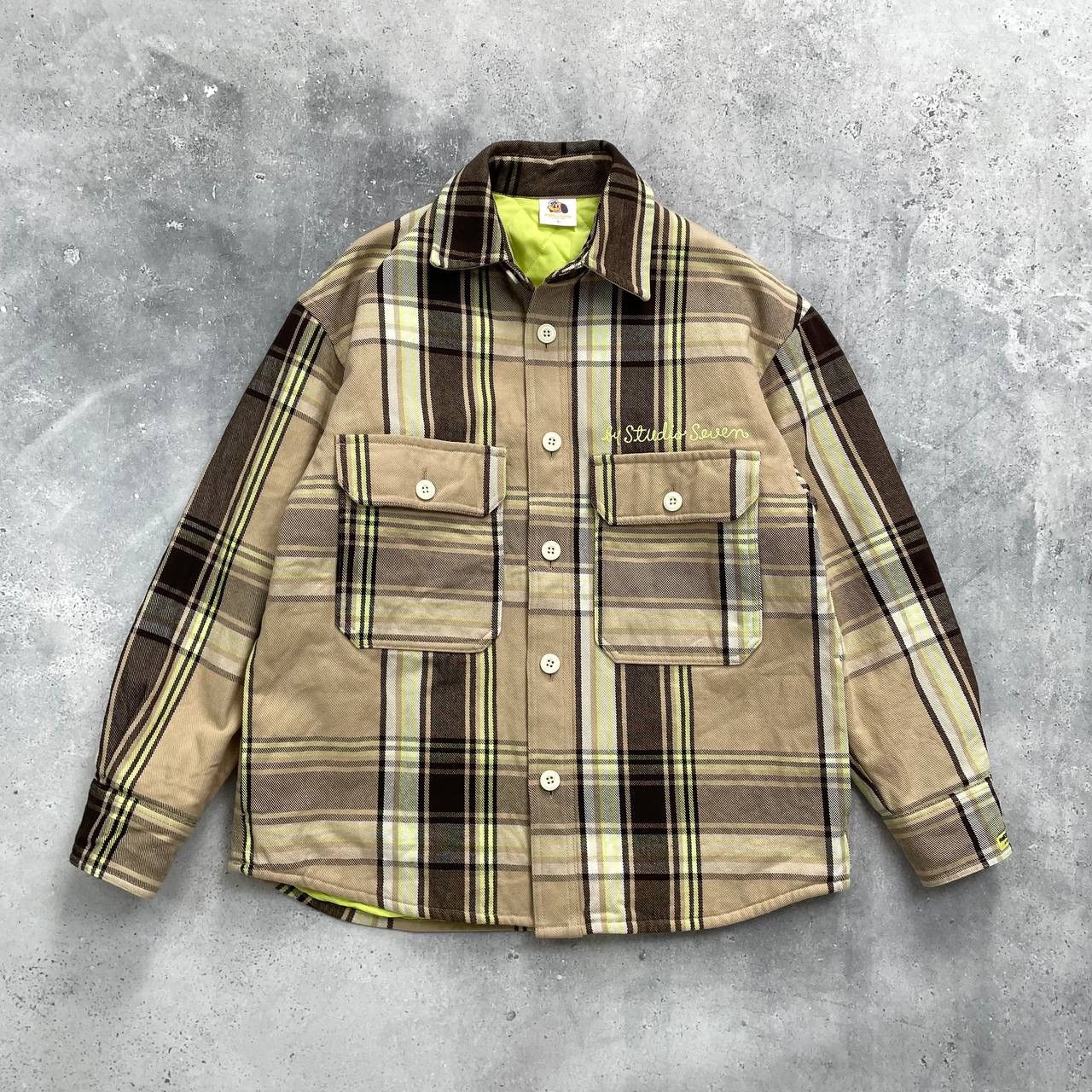 Studio Seven Honest College by Studio Seven x GU Checked Collared Jacket Size US S / EU 44-46 / 1 - 2 Thumbnail
