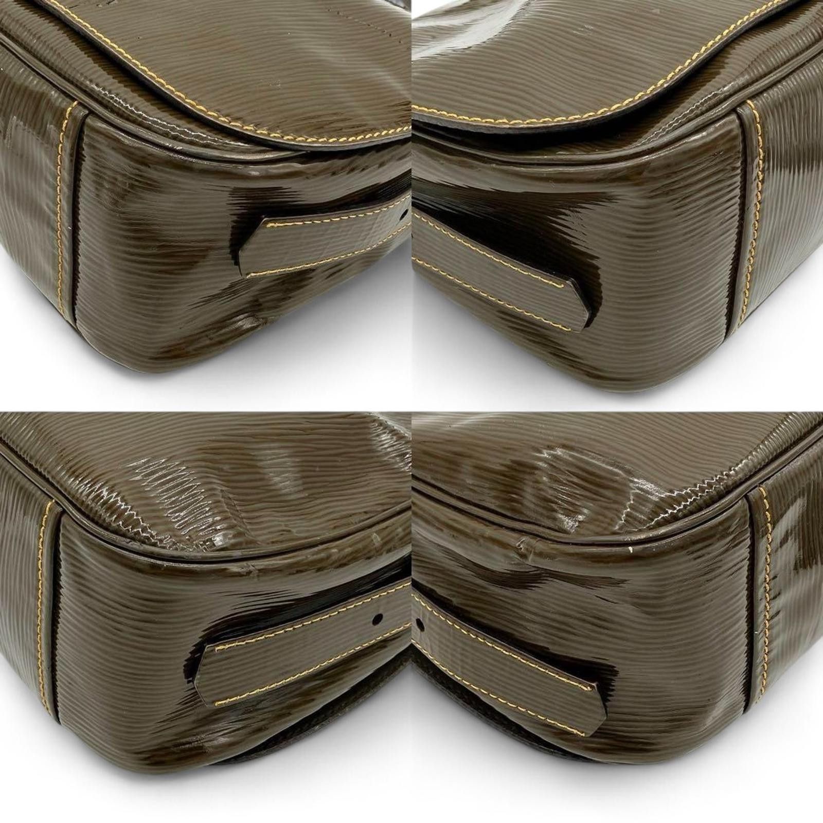 Prada Prada - Brown Patent Leather Shoulder Bag Size ONE SIZE - 4 Thumbnail