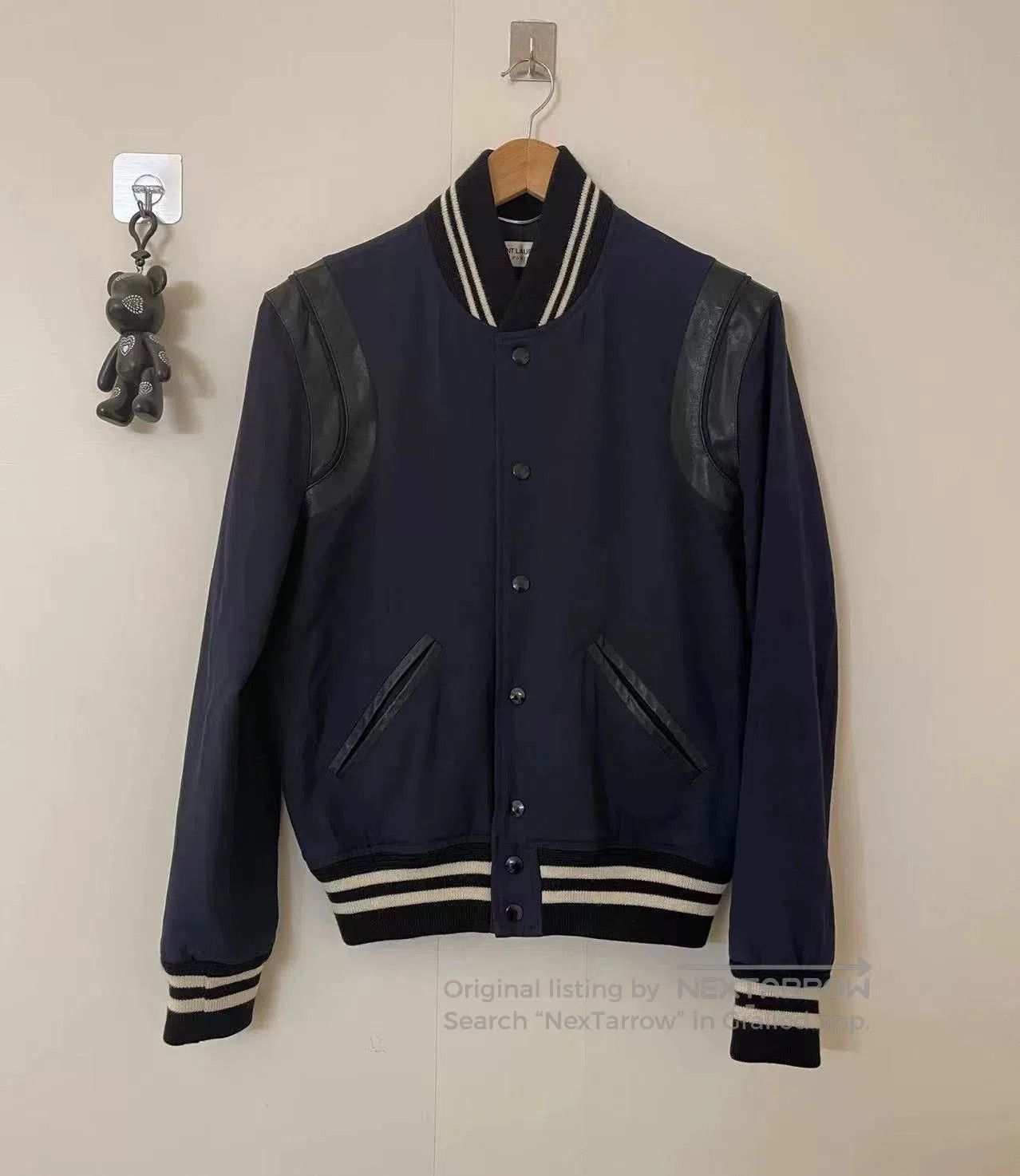 Yves Saint Laurent black saint laurent baseball jacket. Size US M / EU 48-50 / 2 - 1 Thumbnail