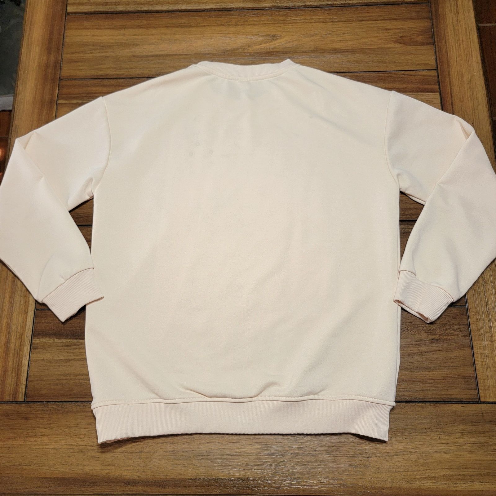 Other Funny Christmas Beige Sweatshirt "He Sees You.." -Size Small Size S / US 4 / IT 40 - 3 Thumbnail