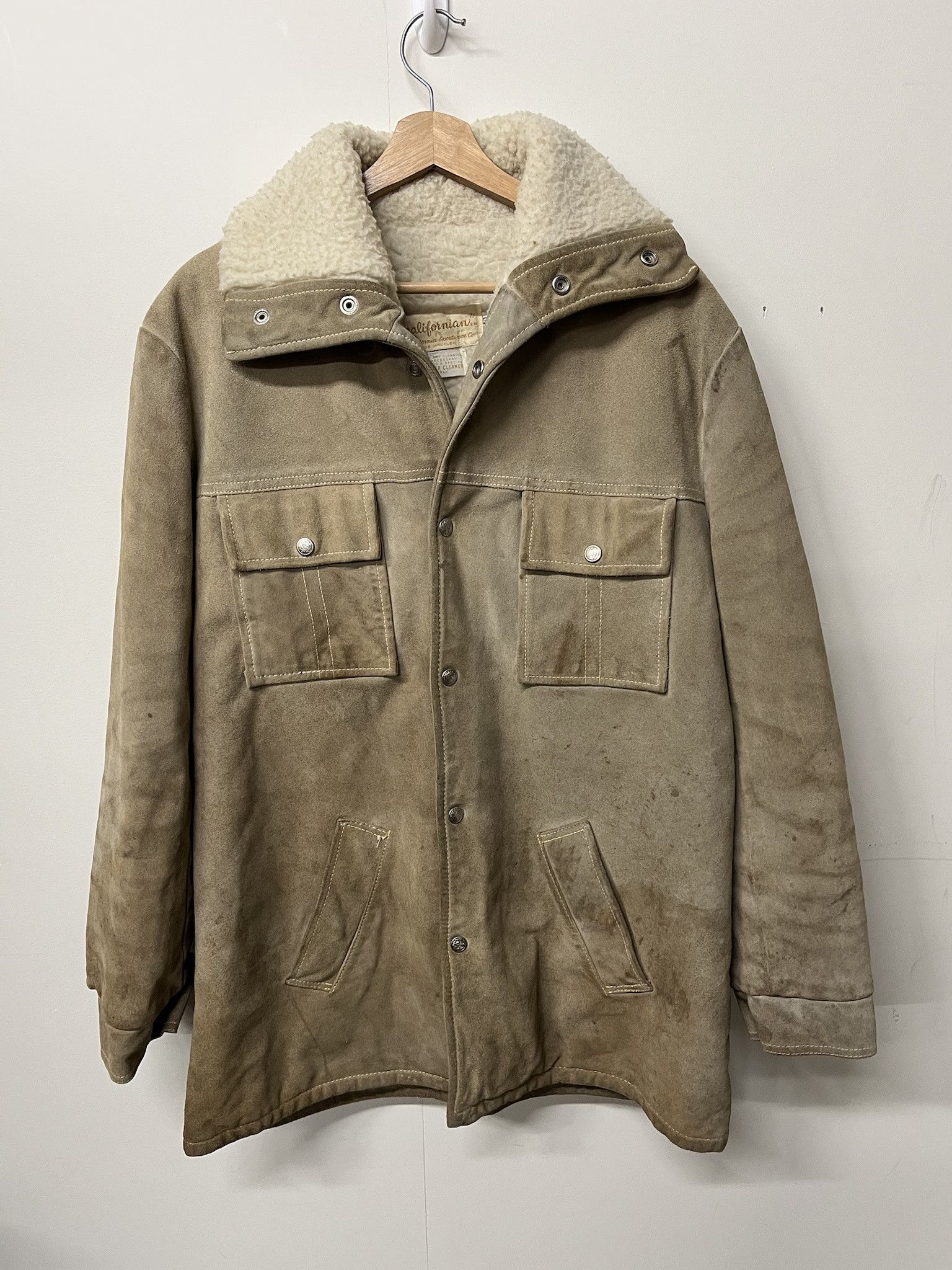 Leather × Vintage × Wilsons Leather Vintage 1980s Sherpa lined Suede Leather Jacket Size M Size US M / EU 48-50 / 2 - 1 Thumbnail