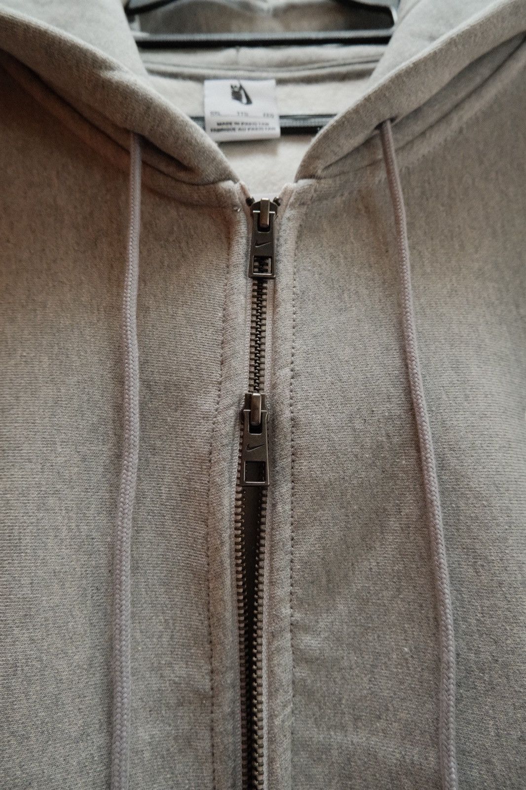 Nike Grey Mini Swoosh Double Zip Hoodie Size US XXL / EU 58 / 5 - 3 Thumbnail