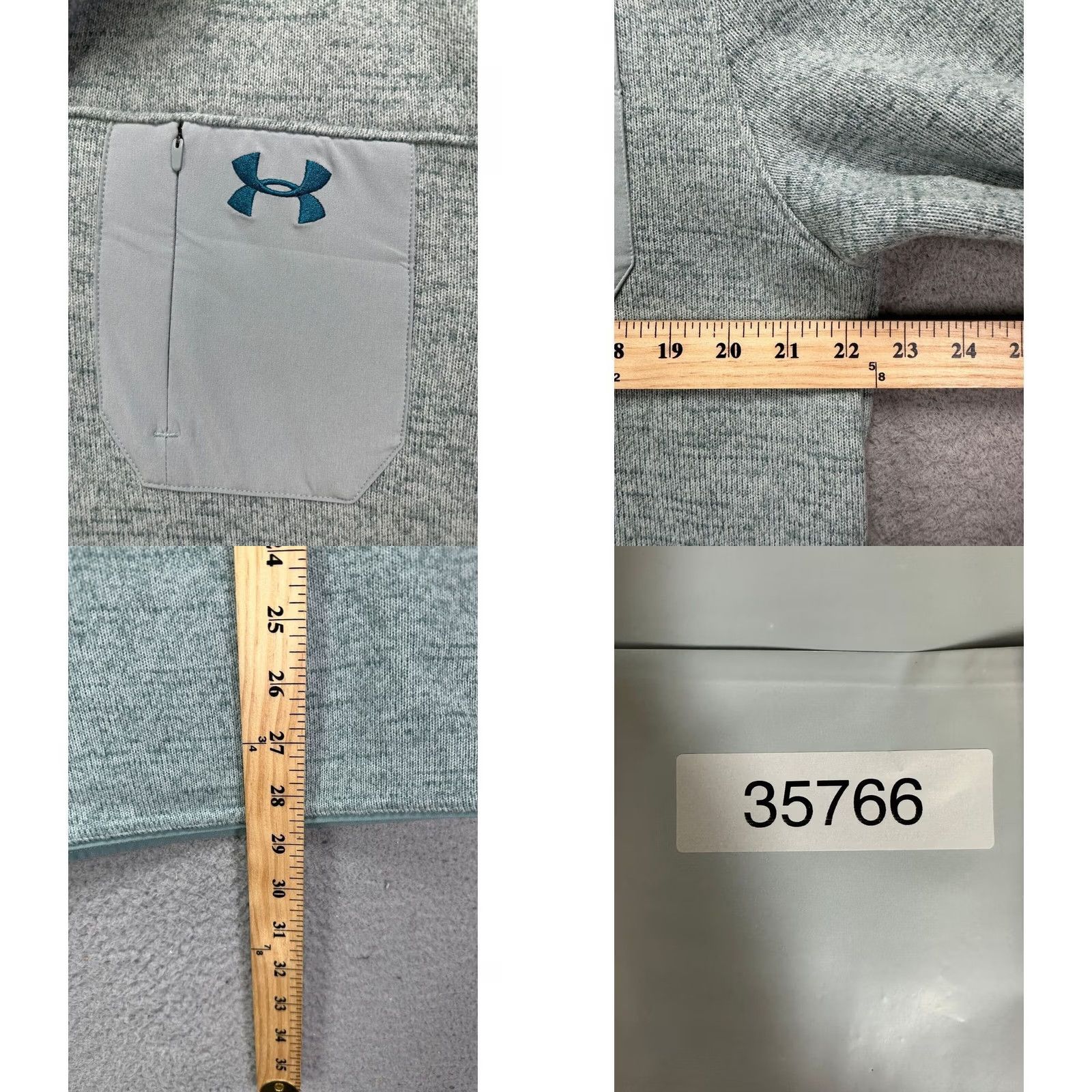 Under Armour Under Armour Sweater Pullover Long Sleeve Green Men L Logo Size US L / EU 52-54 / 3 - 8 Thumbnail