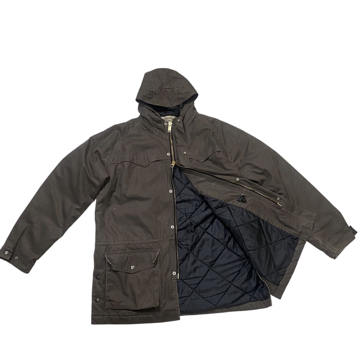 Carhartt Carhartt quilted parka hoodie Size US XL / EU 56 / 4 - 3 Thumbnail