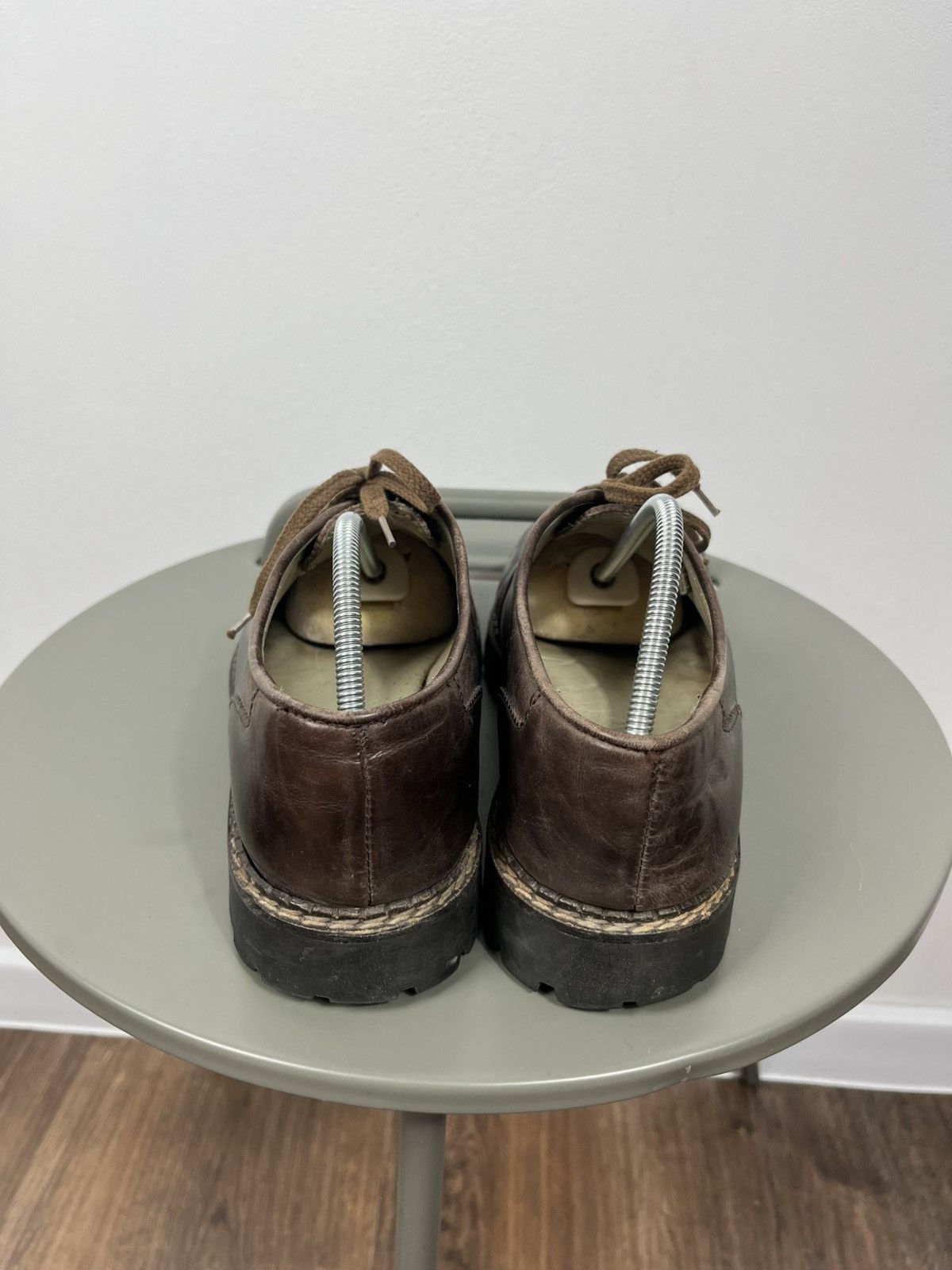 Leather Vintage Leather Derby Shoes Chunky Sole Lace Up Size 40 US 7 Size US 7 / EU 40 - 11 Thumbnail