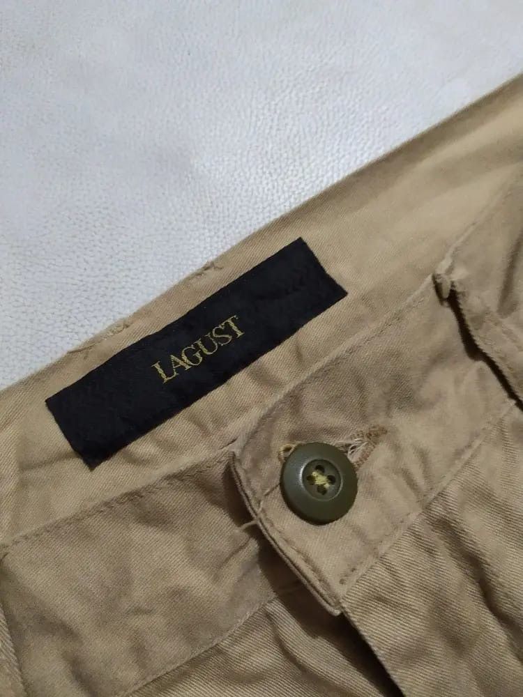 Japanese Brand LAGUST Cargo Multipocket Tactical Pants Nice Colour Flared Size US 31 - 3 Thumbnail