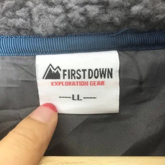 Vintage Vtg FIRST DOWN EXPLORATION Gear Sherpa Fleece Jacket Retro Size US XL / EU 56 / 4 - 5 Thumbnail