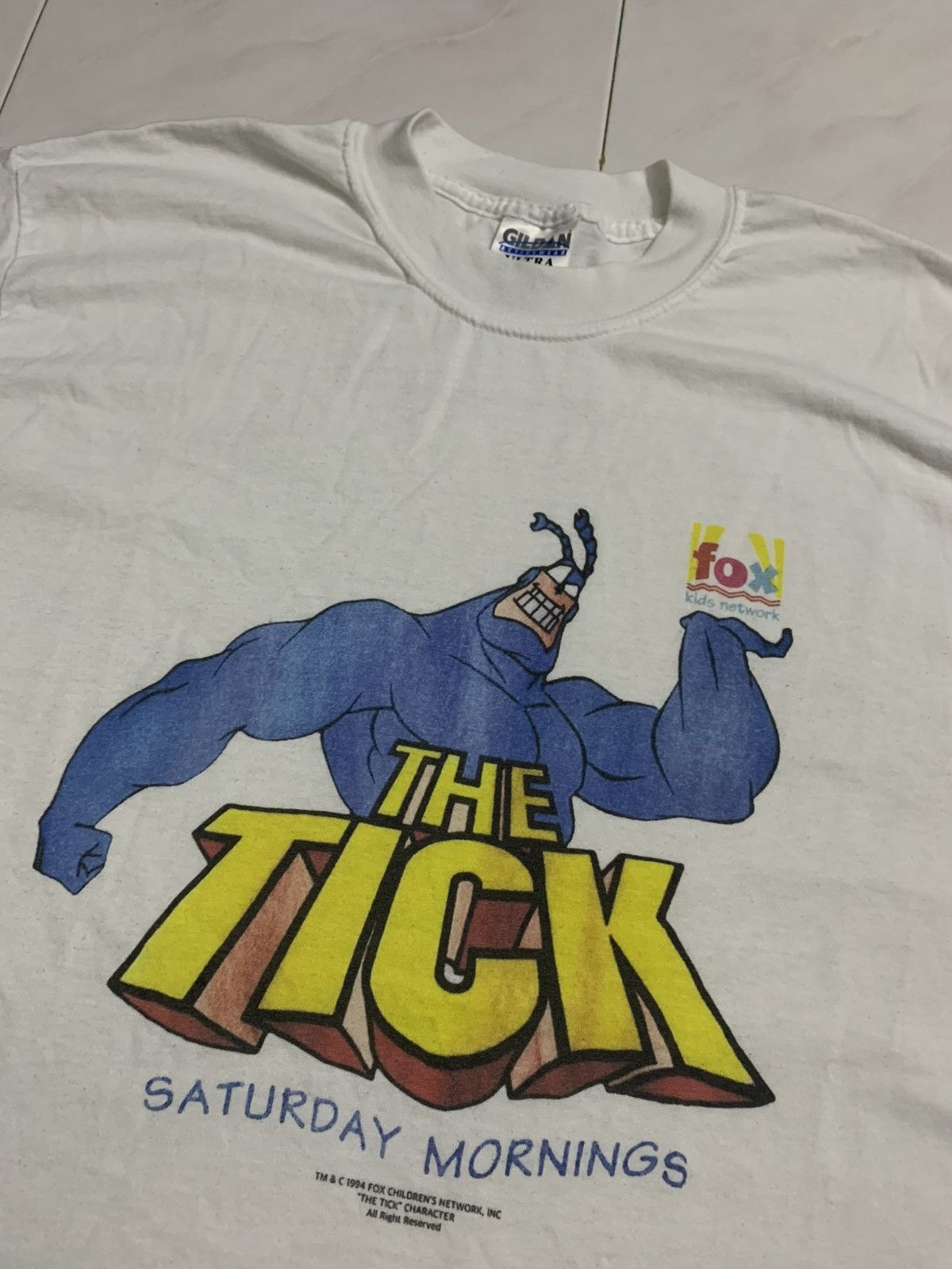 Rick Owens Vintage 1994s The Tick Fox Kids Cartoon Network Rare T Shirt Size US L / EU 52-54 / 3 - 2 Thumbnail