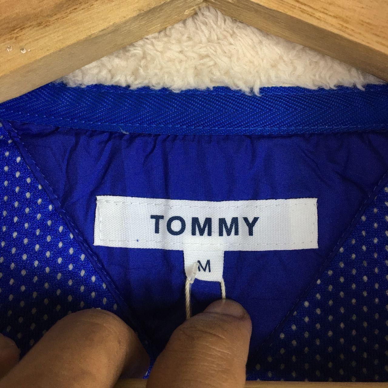 Tommy Hilfiger Vtg TOMMY HILFIGER USA Flag Logo Sherpa Fleece Jacket Size M / US 6-8 / IT 42-44 - 4 Thumbnail