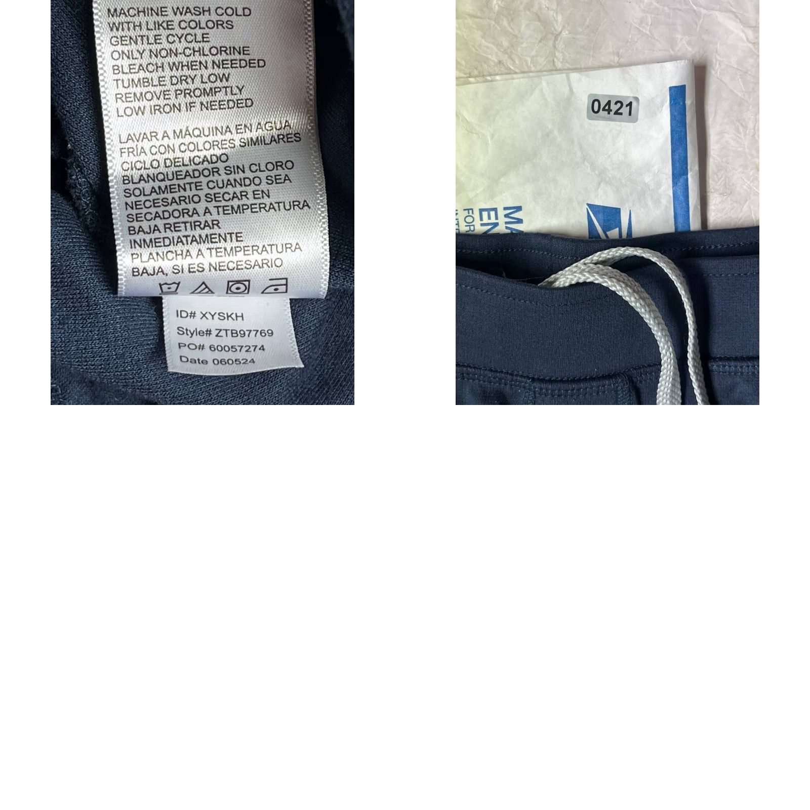 Tommy Bahama Tommy Bahama Sweatpants Mens Medium Blue Polyester Spandex Tapered Joggers Logo Slim Drawstring Size US 31 - 8 Thumbnail
