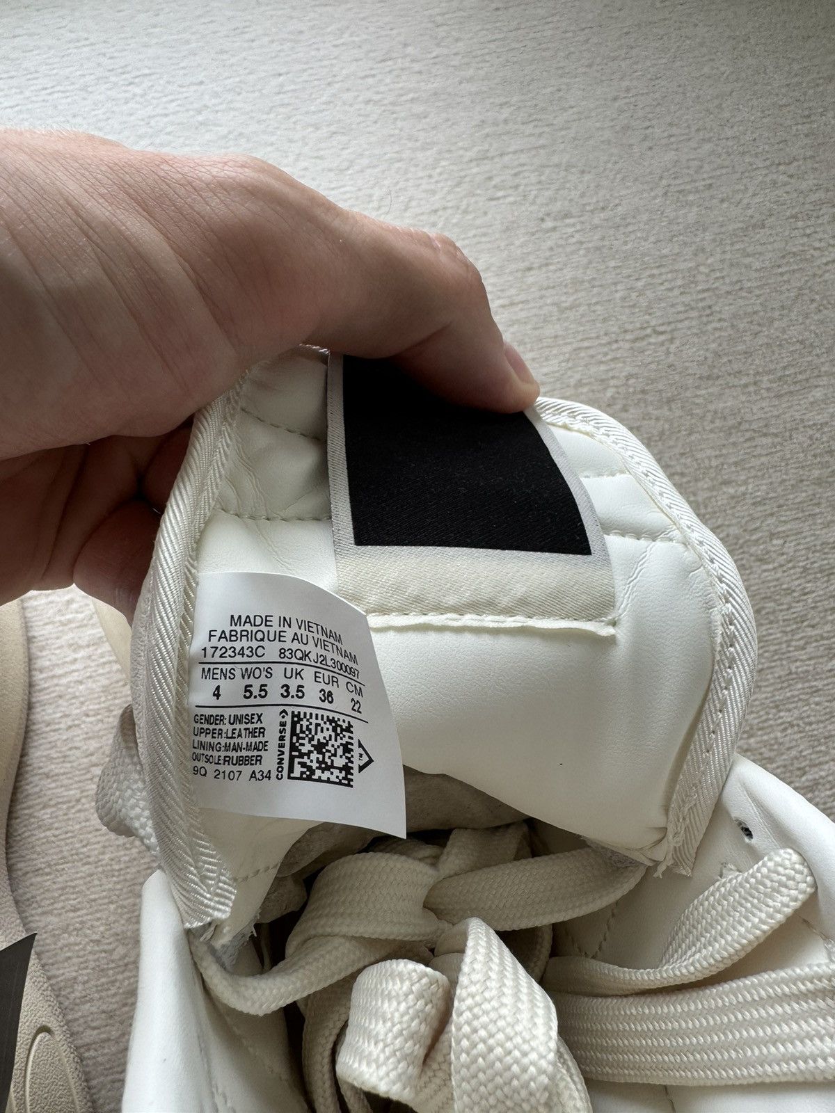 Converse × Rick Owens Drkshdw NEW | TURBOWPN DRKSHDW X CONVERSE WOMENS WHITE/MILK Size US 6 / IT 36 - 9 Thumbnail