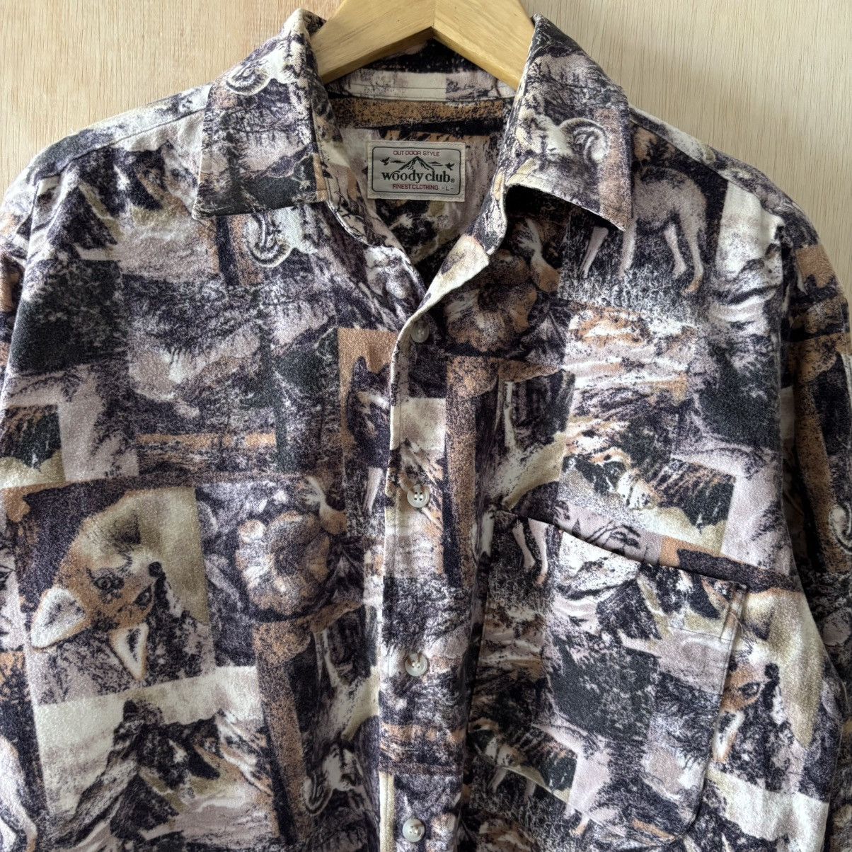 Vintage Vintage Animal Forest Shirts Size US L / EU 52-54 / 3 - 2 Thumbnail