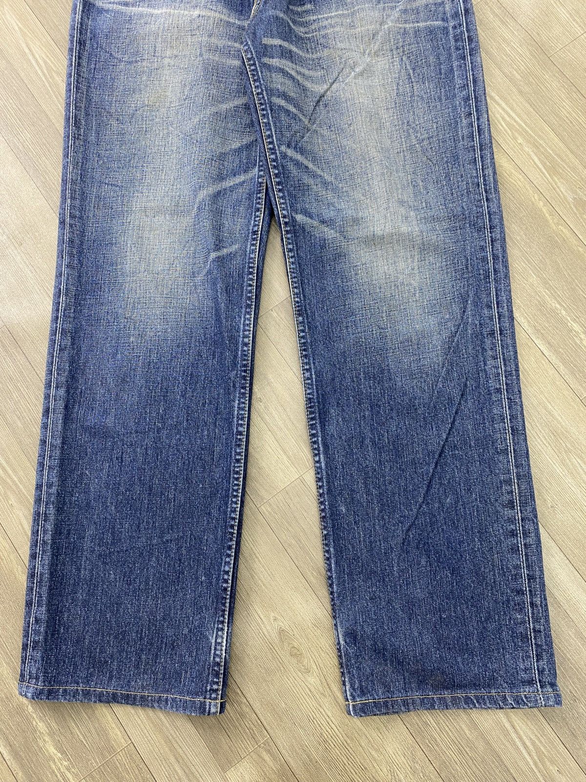 Levi's Vintage Clothing 🇯🇵Vintage Levis 502 Distressed Faded 33x32 Straight Jeans Size US 30 / EU 46 - 7 Thumbnail