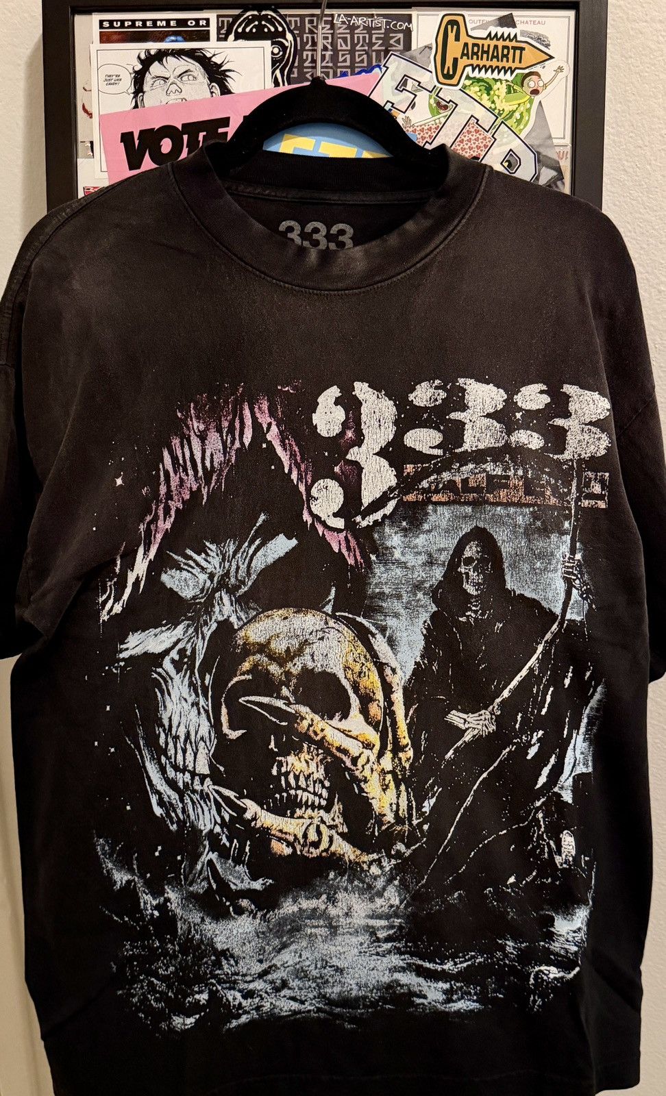 Half Evil Half Evil Records Tee. Size US L / EU 52-54 / 3 - 3 Thumbnail