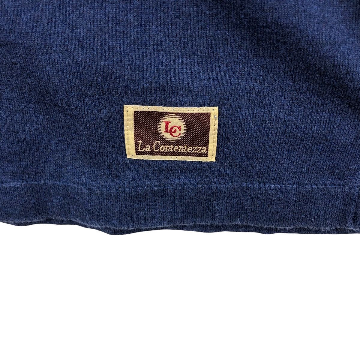 Vintage Vintage 90s LA CONTENTEZZA Polos Full Zipper Casual Style Size US M / EU 48-50 / 2 - 3 Thumbnail