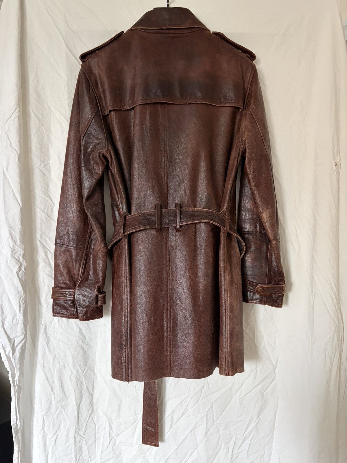 Dirk Bikkembergs Dirk Bikkembergs Leather Coat Archival Size US S / EU 44-46 / 1 - 2 Thumbnail