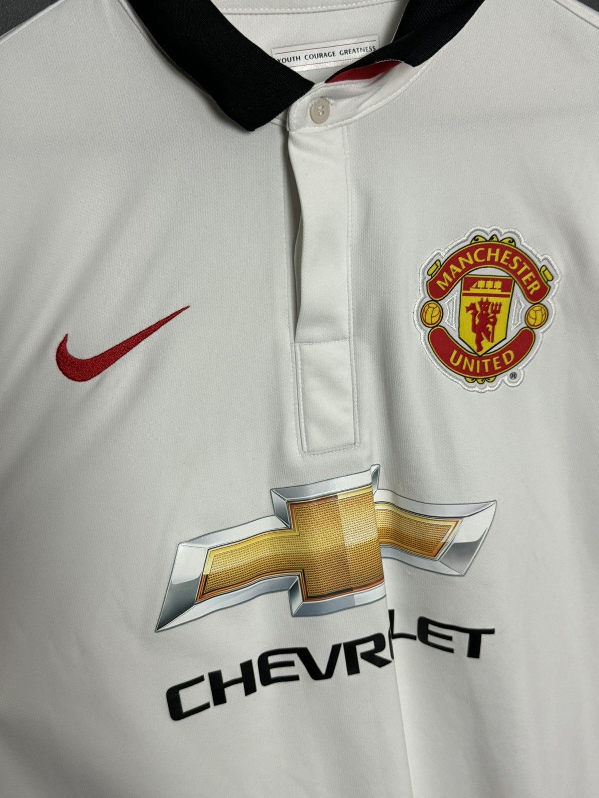 Nike Manchester United 14/15 Away Football Jersey T-Shirt Size US M / EU 48-50 / 2 - 3 Thumbnail