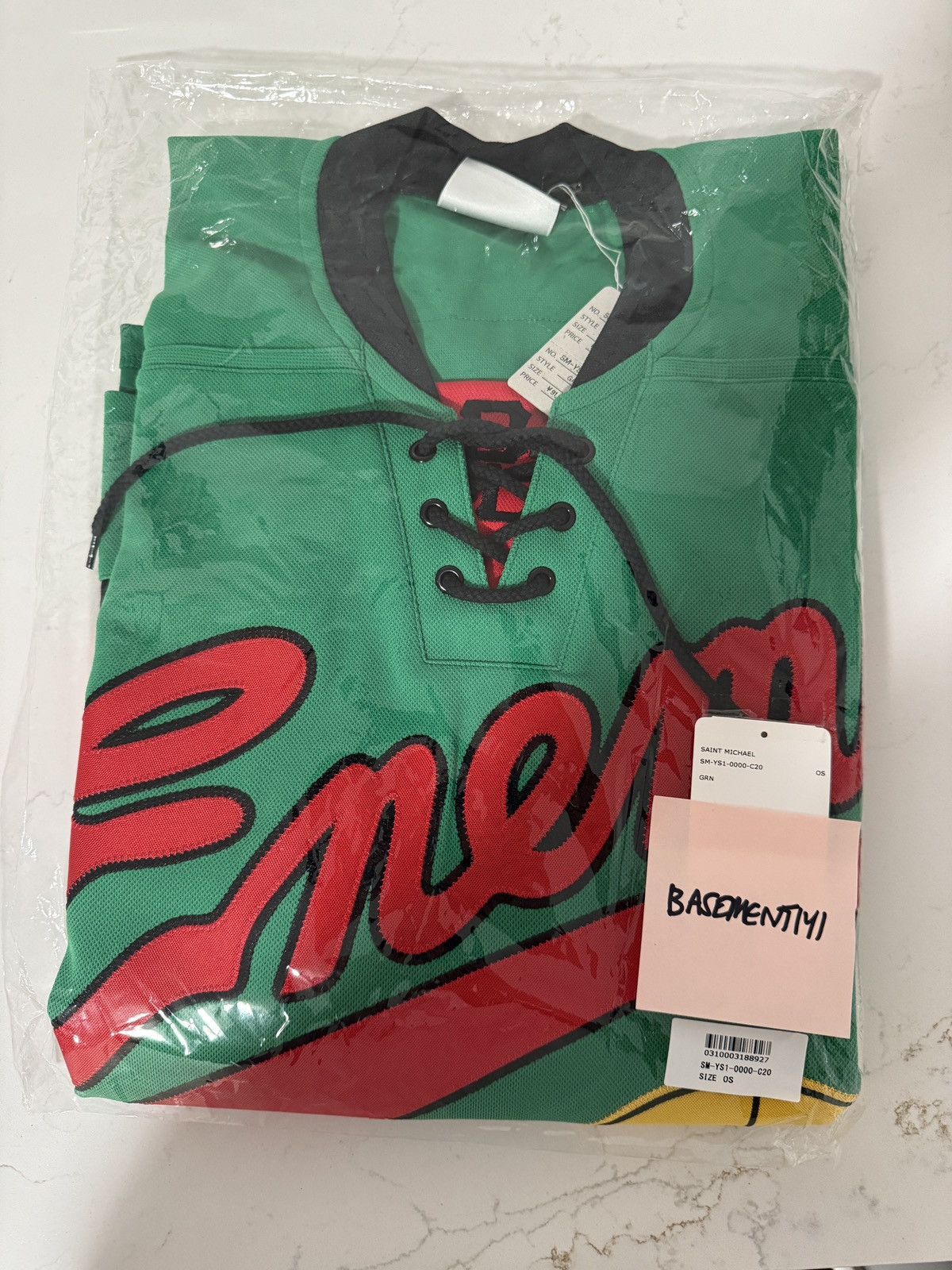 Public Enemy × Saint Michael Saint Mx6 x Public Enemy Jersey Size US L / EU 52-54 / 3 - 2 Thumbnail