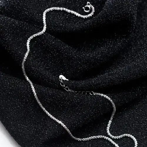 Other Silver Shiny Collarbone Chain Necklace Size ONE SIZE - 3 Thumbnail