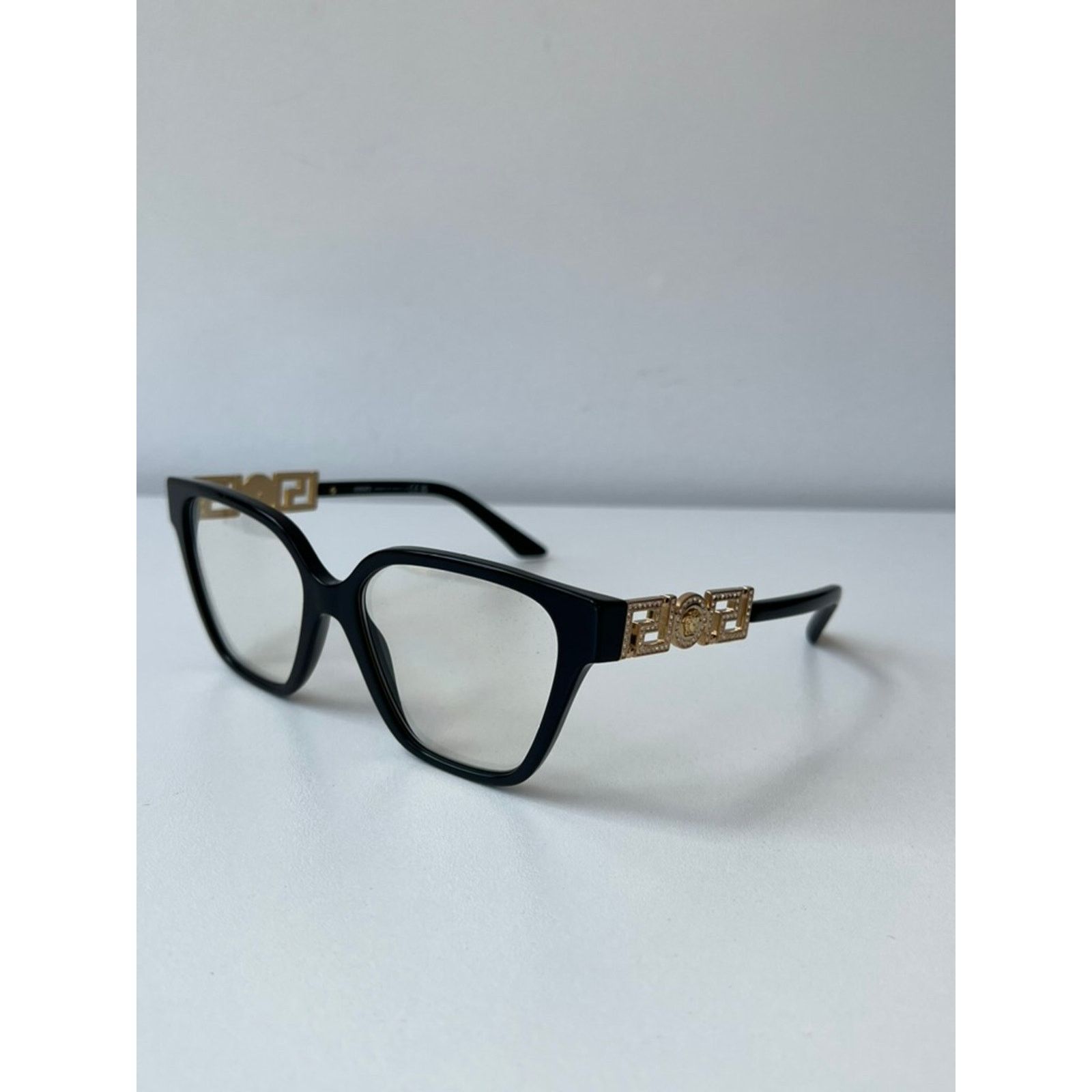 Versace NEW Versace VE3358-B Black Crystal Strass Oversized Frames Size ONE SIZE - 5 Thumbnail
