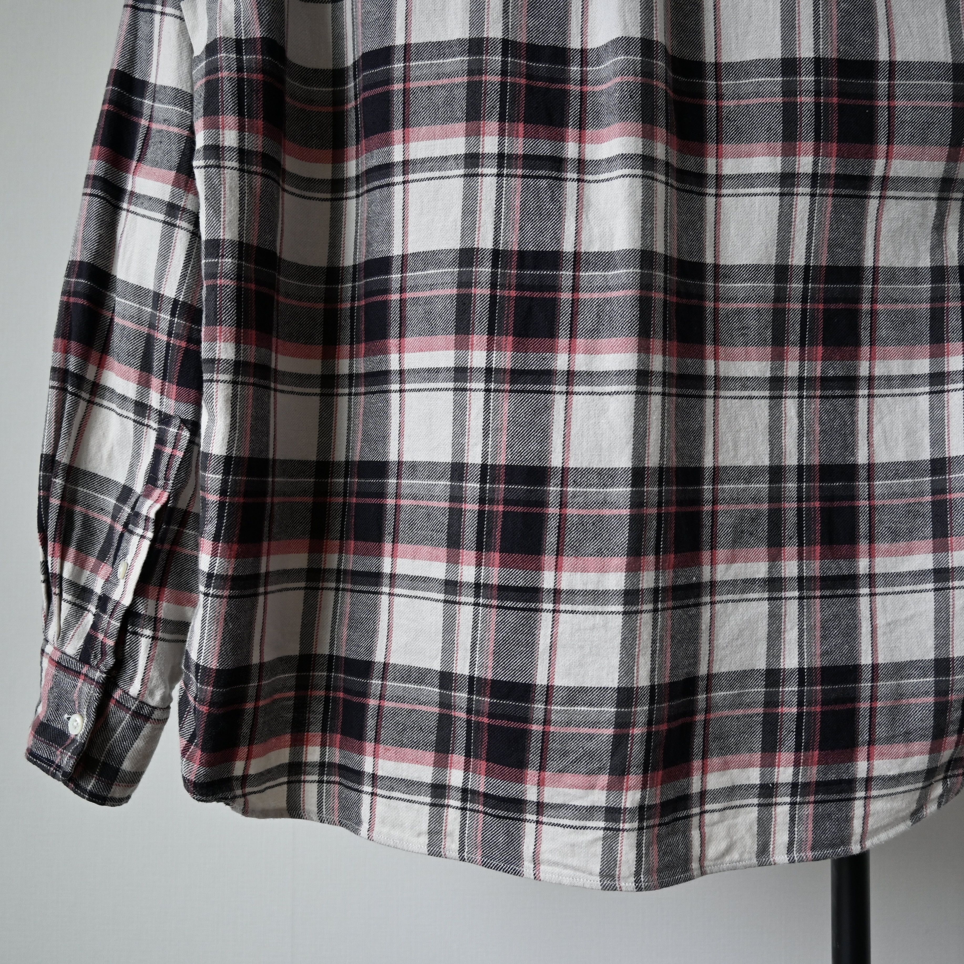Beams Plus BEAMS Plus 85/15 cotton linen plaid shirt made in Japan Size US M / EU 48-50 / 2 - 5 Thumbnail