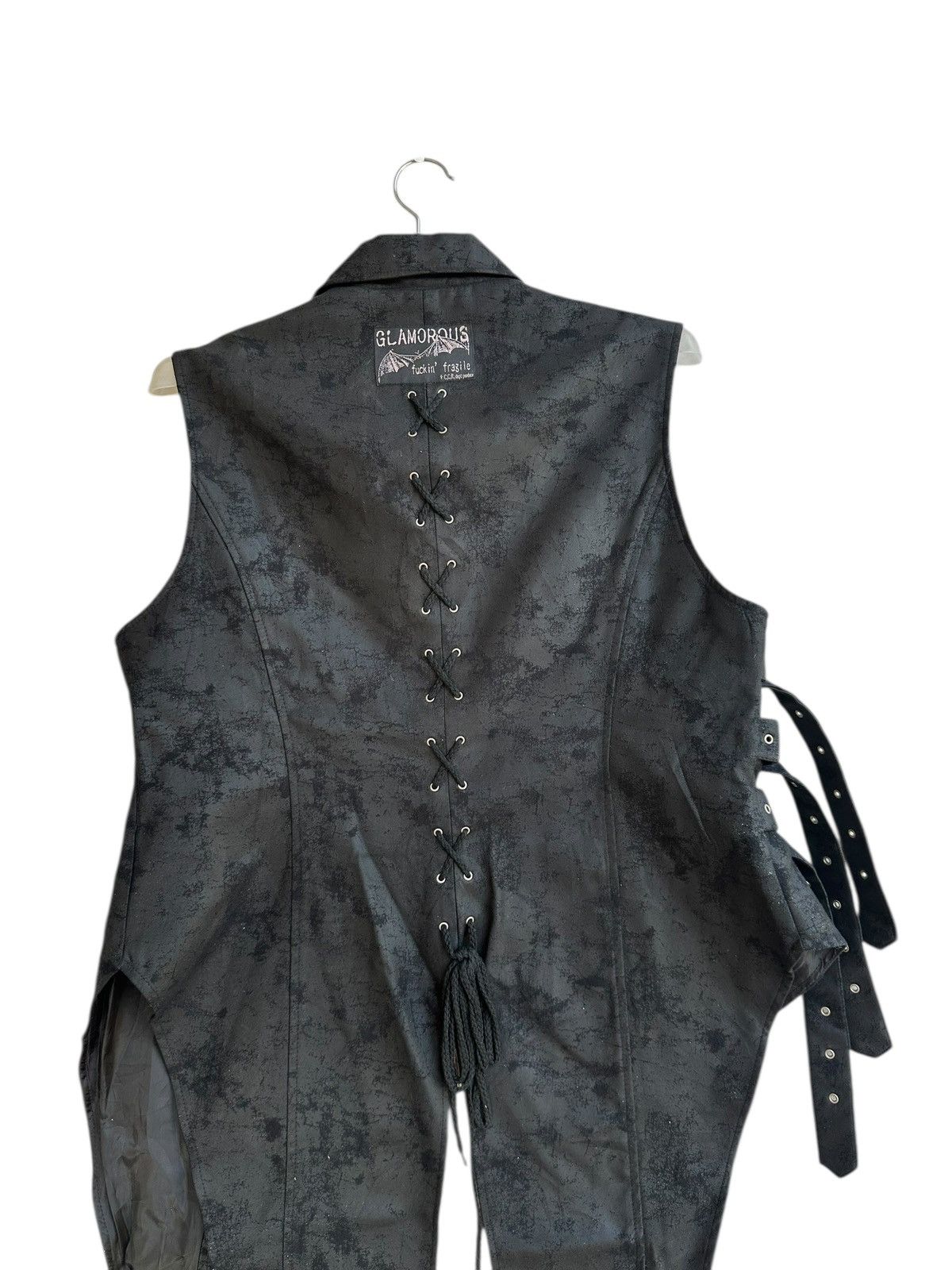 Japanese Brand Glamorous Asymmetrical Vest - Gothic Tailcoat Archive Size US M / EU 48-50 / 2 - 5 Thumbnail