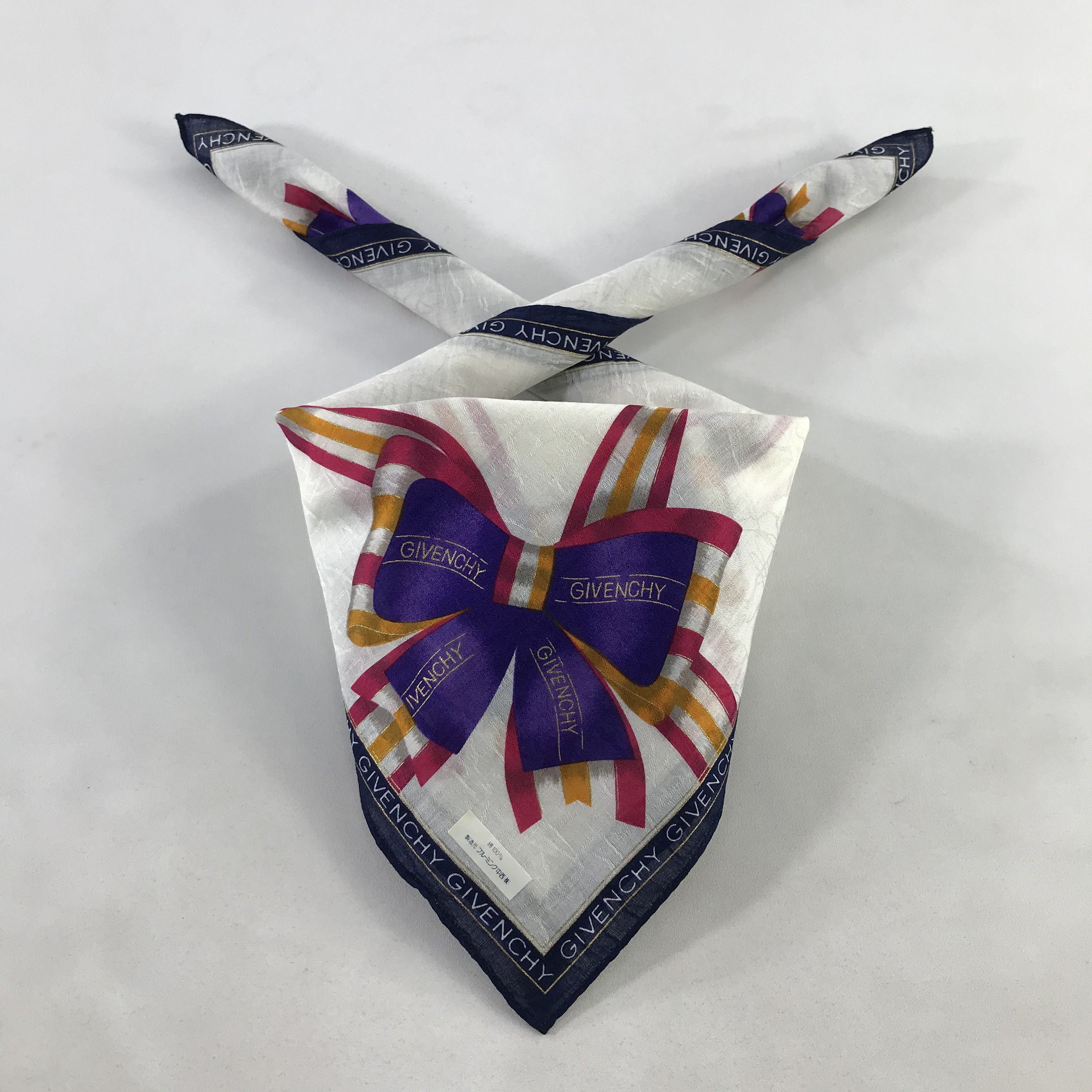 Vintage Givenchy Handkerchief / Neckerchief / Bandana Size ONE SIZE - 1 Thumbnail