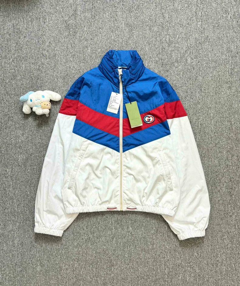 Gucci Gucci Color Block Zip Jacket Size US M / EU 48-50 / 2 - 1 Thumbnail