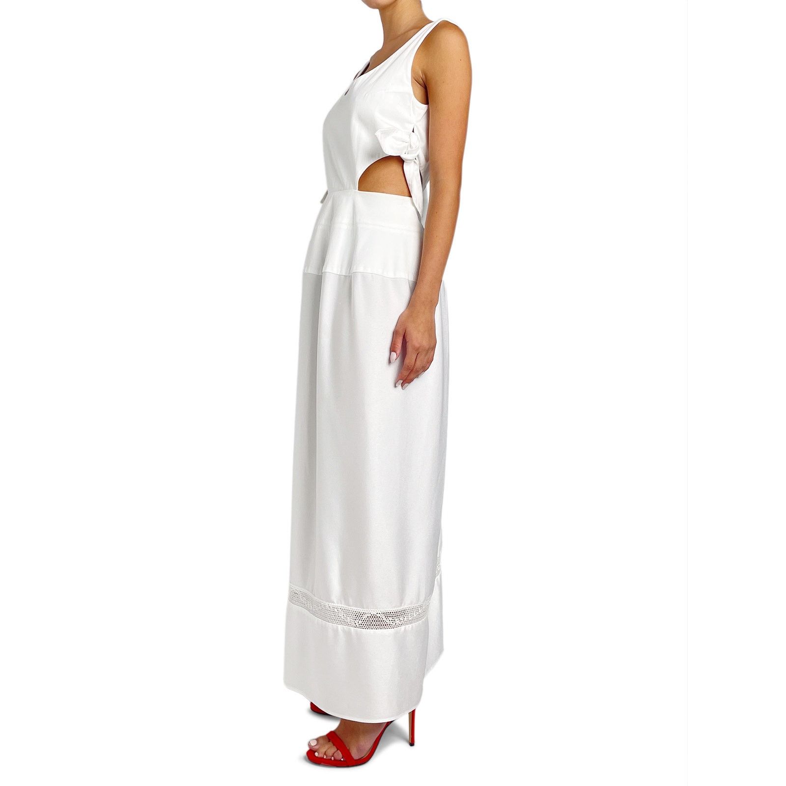 ELLERY White Cut Out Dress Size M / US 6-8 / IT 42-44 - 5 Thumbnail