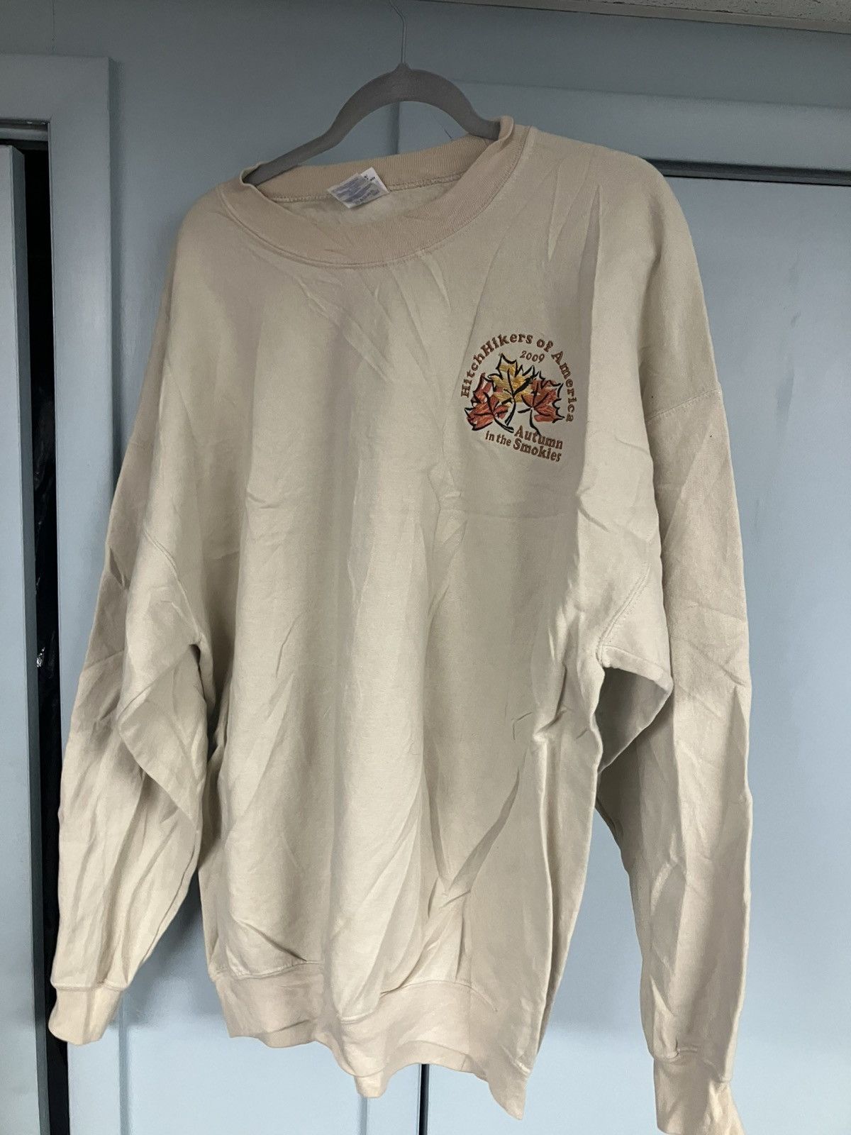 Gildan × Vintage Vintage Hitchikers of America 2009 pullover sweater shirt xl Size US XL / EU 56 / 4 - 1 Thumbnail