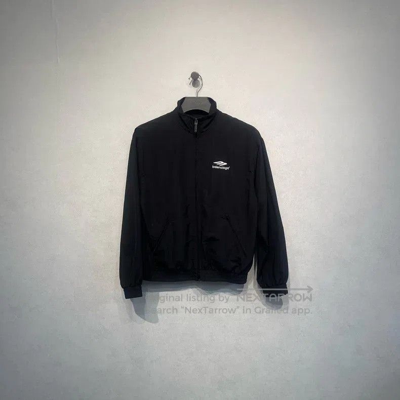 Balenciaga Balenciaga 3B Embroidered Logo Windbreaker Jacket Size US XXS / EU 40 - 1 Thumbnail