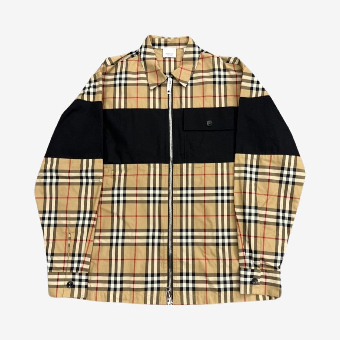 Burberry Light Monogramm Zip Jacket Sz. M