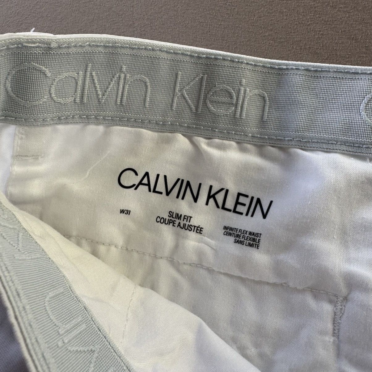 Calvin Klein Calvin Klein Slim Fit Infinite Flex Chino Shorts Size US 31 - 3 Thumbnail