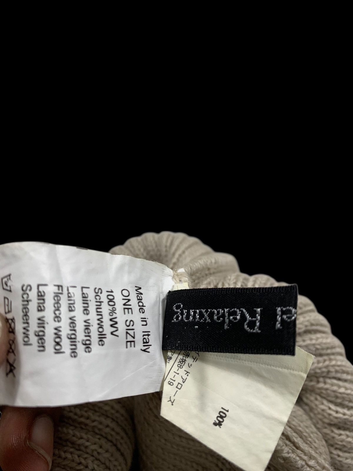 Japanese Brand Green label relaxing beanie hats rare Size ONE SIZE - 6 Thumbnail