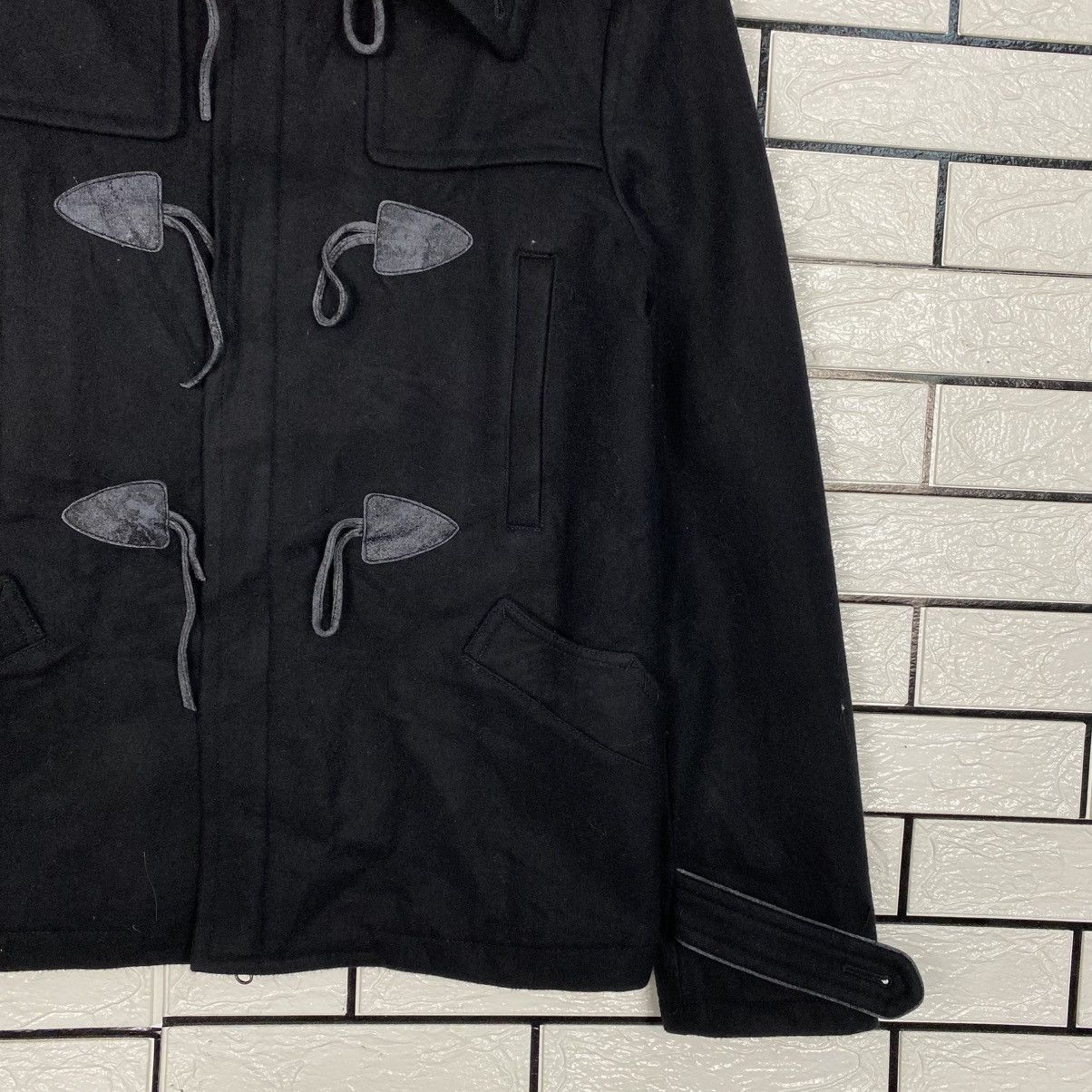 PPFM 📌Biker Wool Duffle Jacket PPFM Bondage Issey Miyake Size US L / EU 52-54 / 3 - 6 Thumbnail