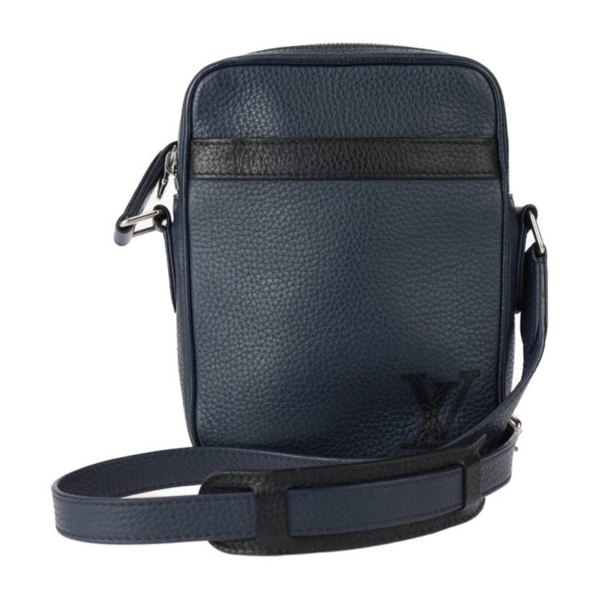 LOUIS VUITTON Danube PM Shoulder Bag M55168, Taurillon Leather