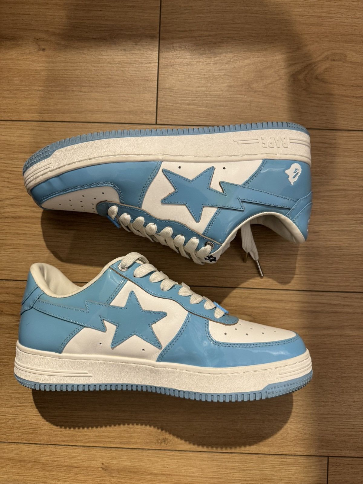 Bape bathing ape bape sta low blue white Size US 11 / EU 44 - 2 Thumbnail